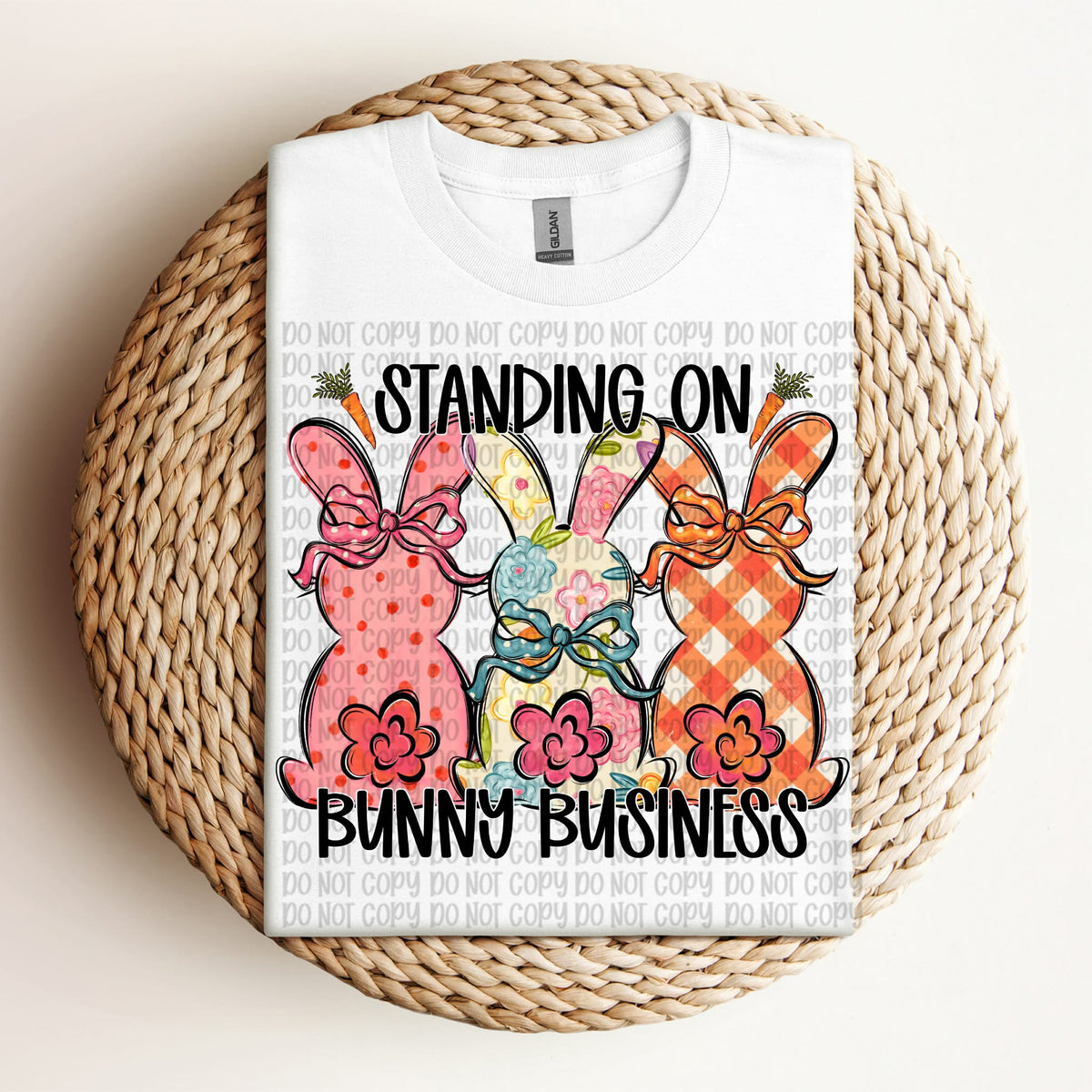 Standing on Bunny Business (VP) DTF Transfer
