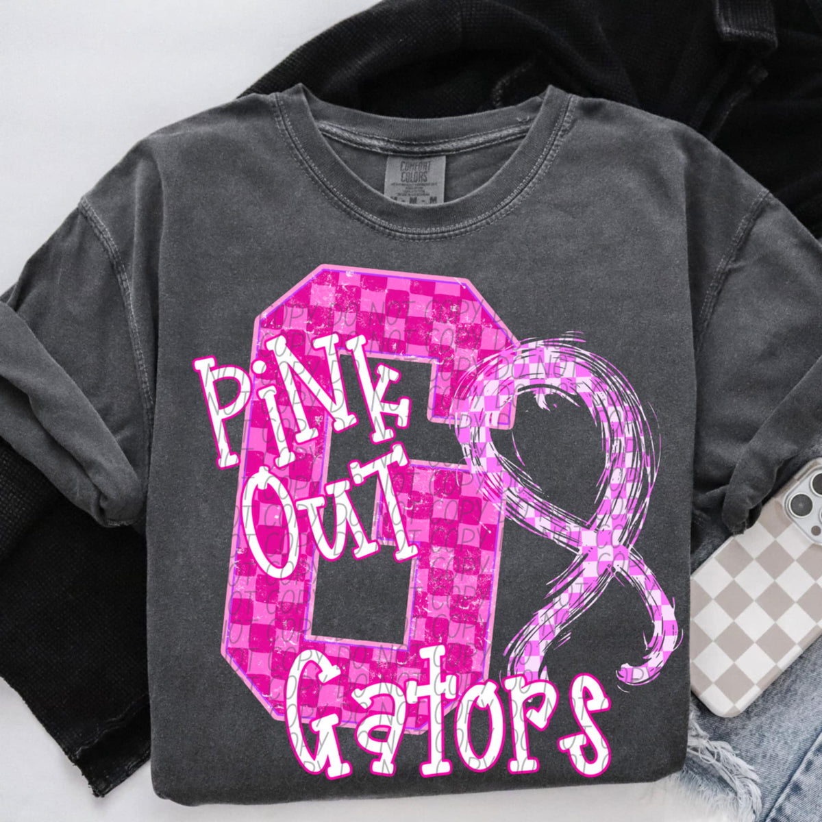 Gators Pink Out Varsity (city) DTF Transfer
