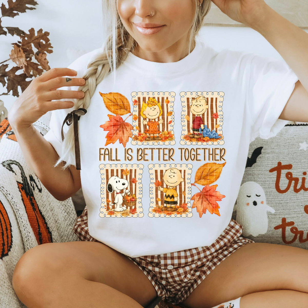 Fall is better together Peanut (DD) DTF transfer