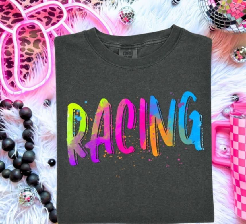 Racing neon splash (S&G) 100433 DTF transfer