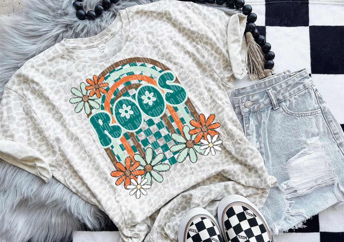 Floral Arch Mascot Roos 49256 DTF TRANSFER