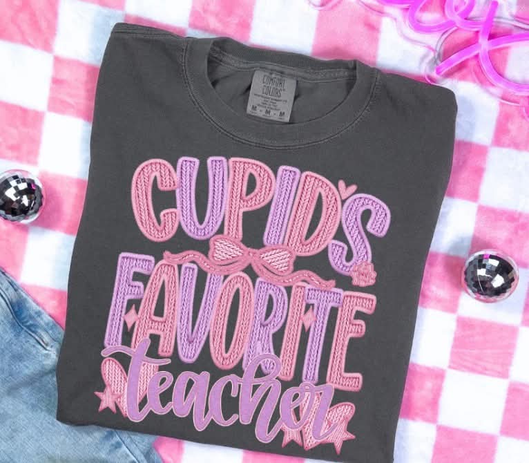 Cupids favorite teacher (s&g) DTF transfer