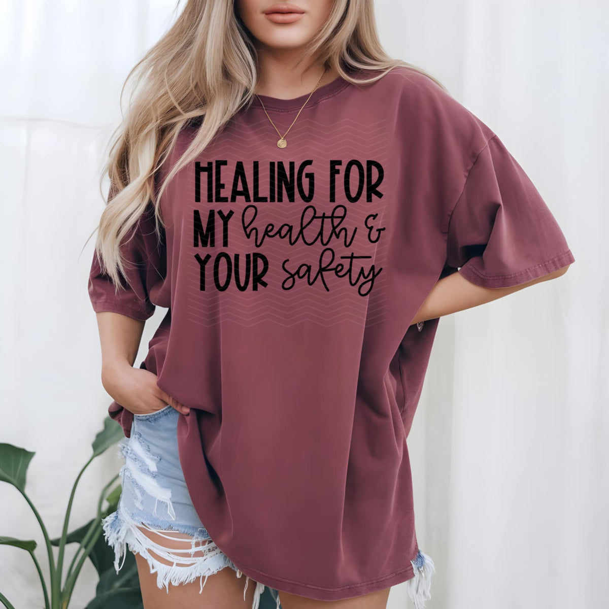 Healing for my health & your safety 98846 DTF transfer