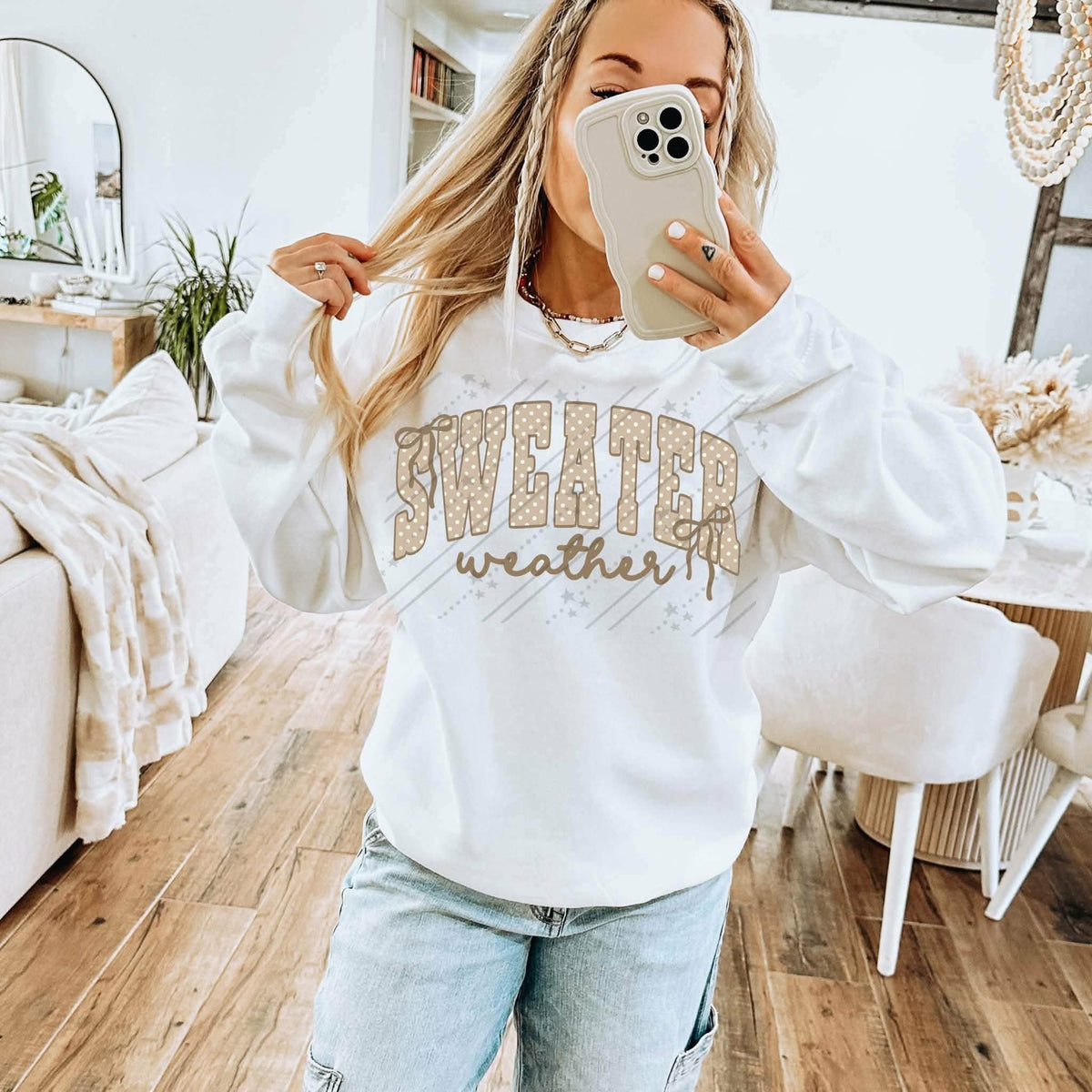 Sweater weather (Carter) DTF Transfer