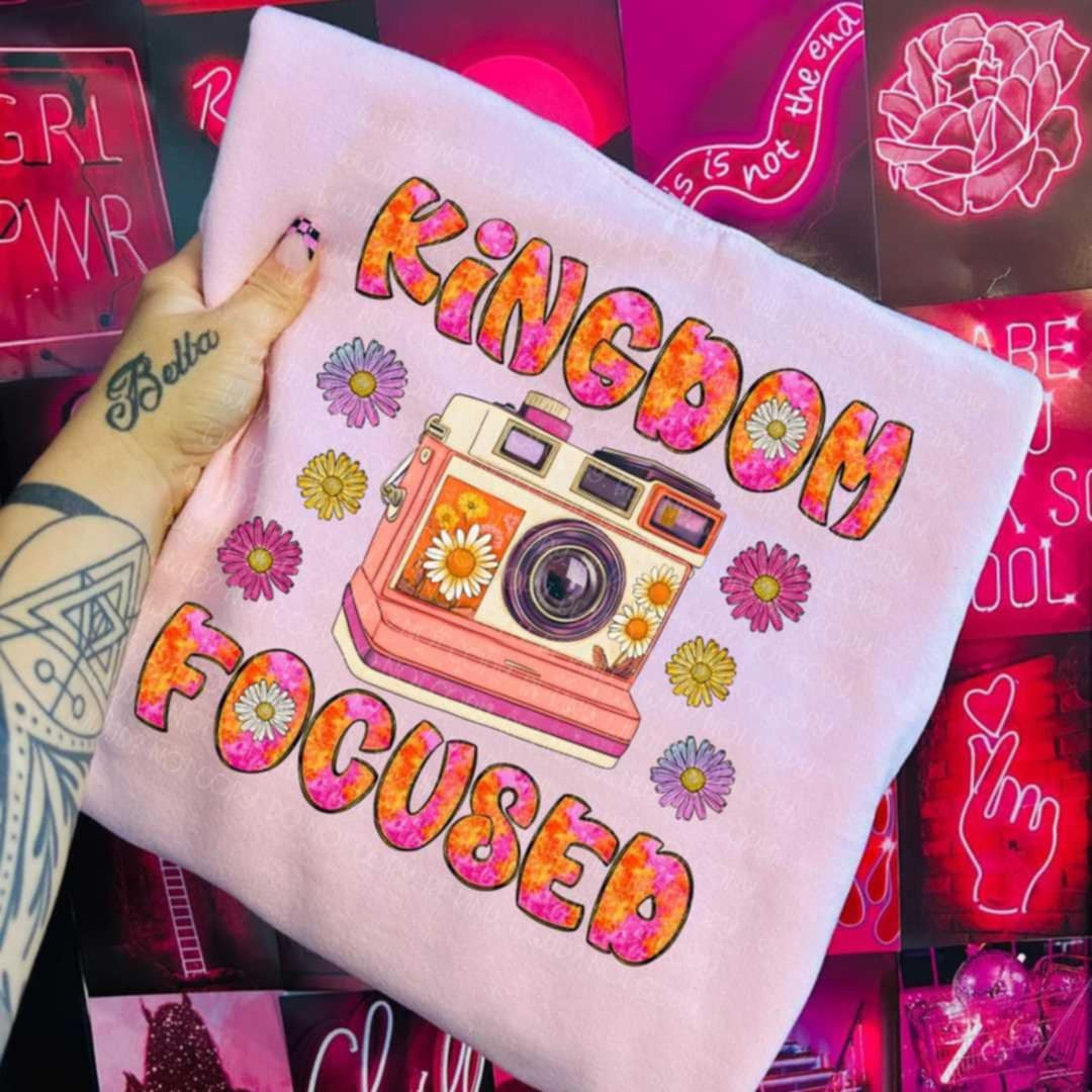 Kingdom focused camera 100365 DTF transfer