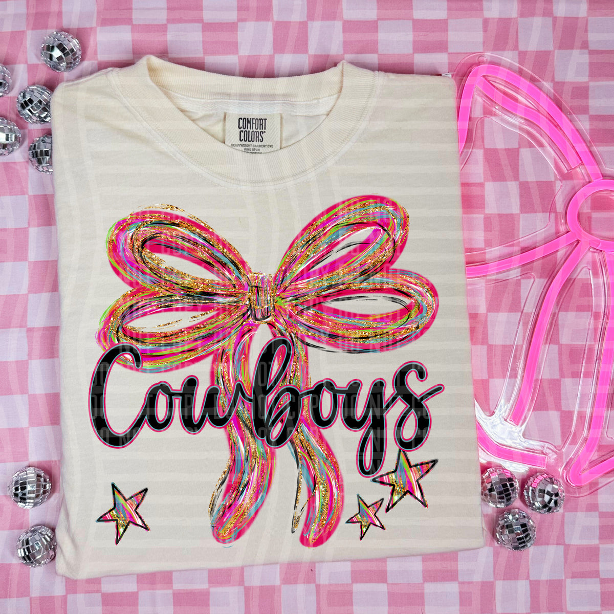Cowboys Whimsical Bow (caplinger) DTF transfer