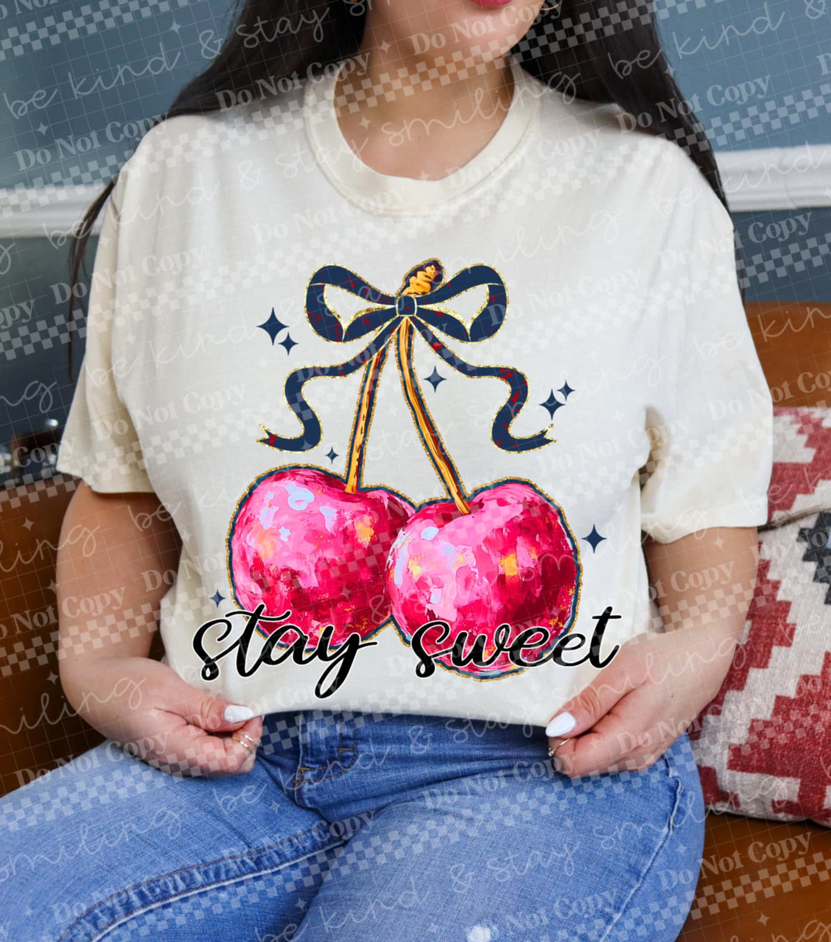 Stay sweet cherries (CMLD) 99633 DTF transfer