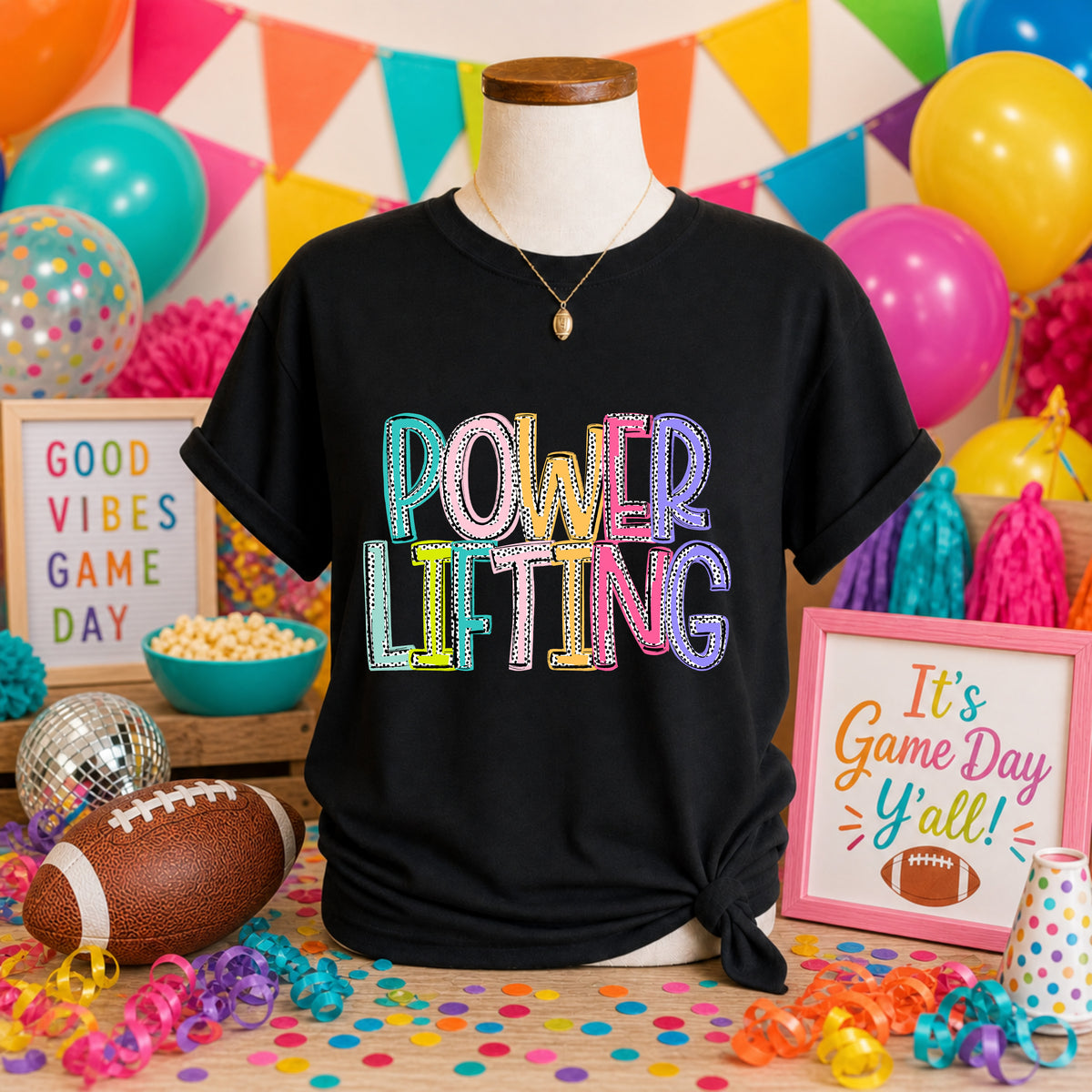 Power Lifting Dixie Dot (S&G) DTF transfer