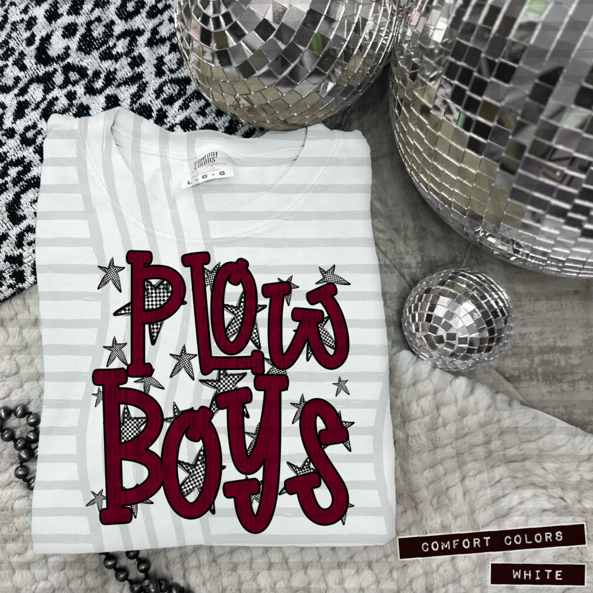 Maroon Staggered Mascots (Caplinger)