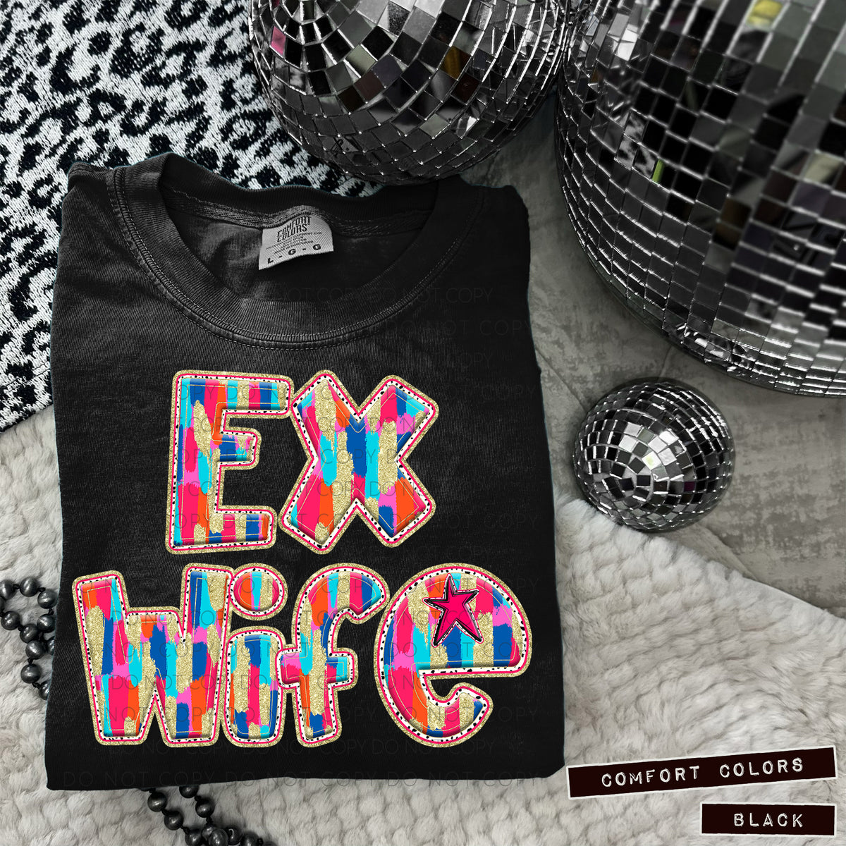 Ex-Wife Tutti Brushstrokes (Caplinger) DTF transfer