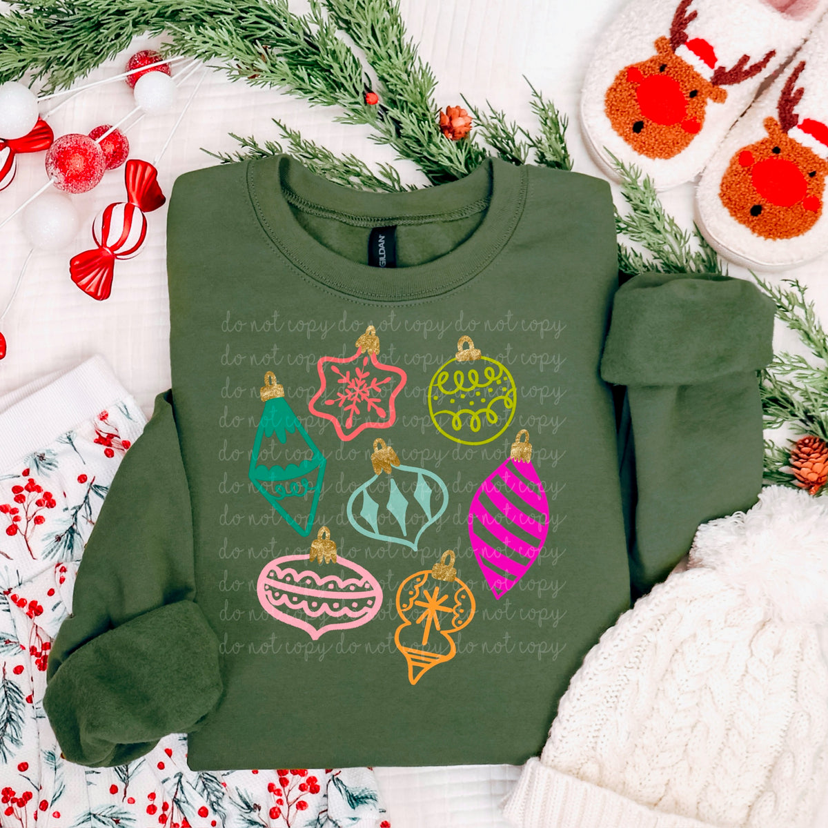 Doodle Ornaments colorful 117515 DTF TRANSFER