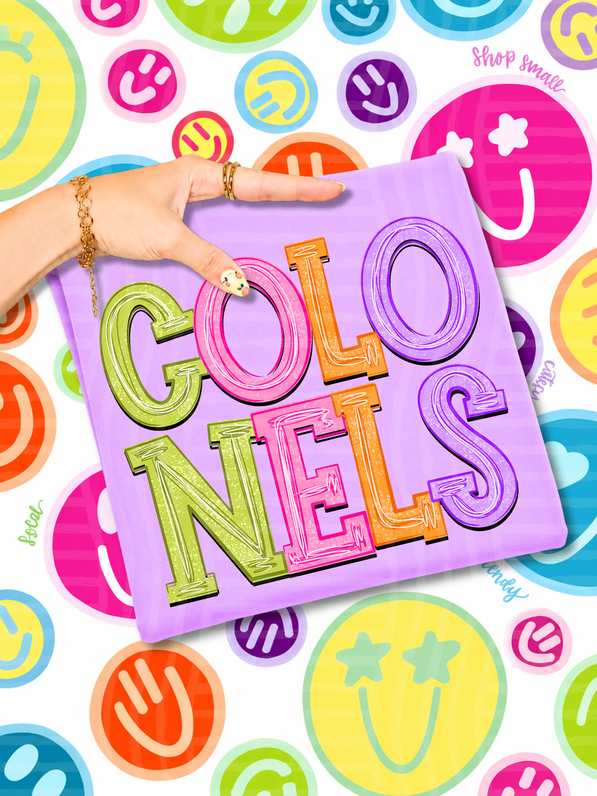 colonels simply colorful stacked (Caplinger) DTF Transfer