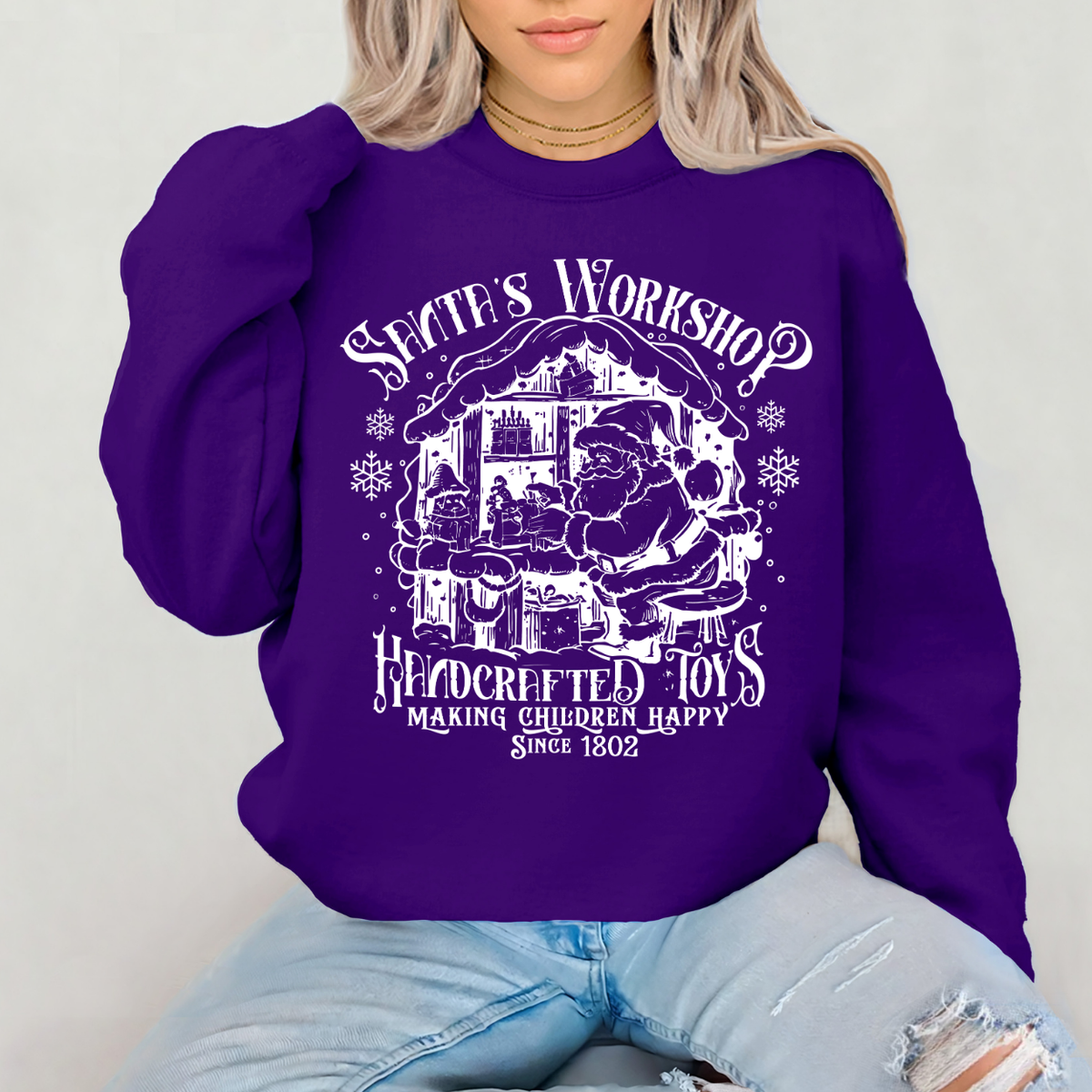 Santa's Workshop 68259 DTF Transfer