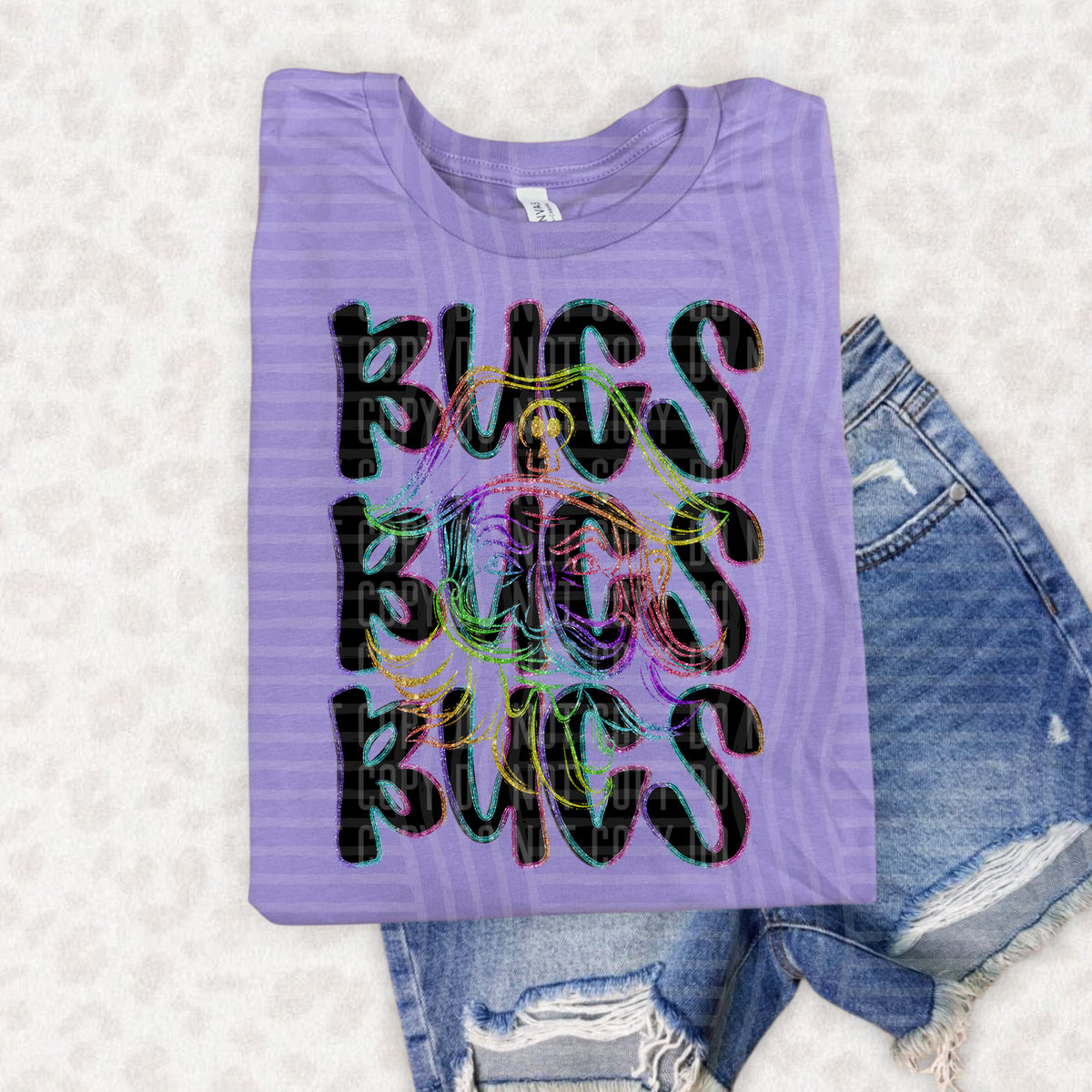 Bucs With Skull Word Stacked 108511 DTF Transfer