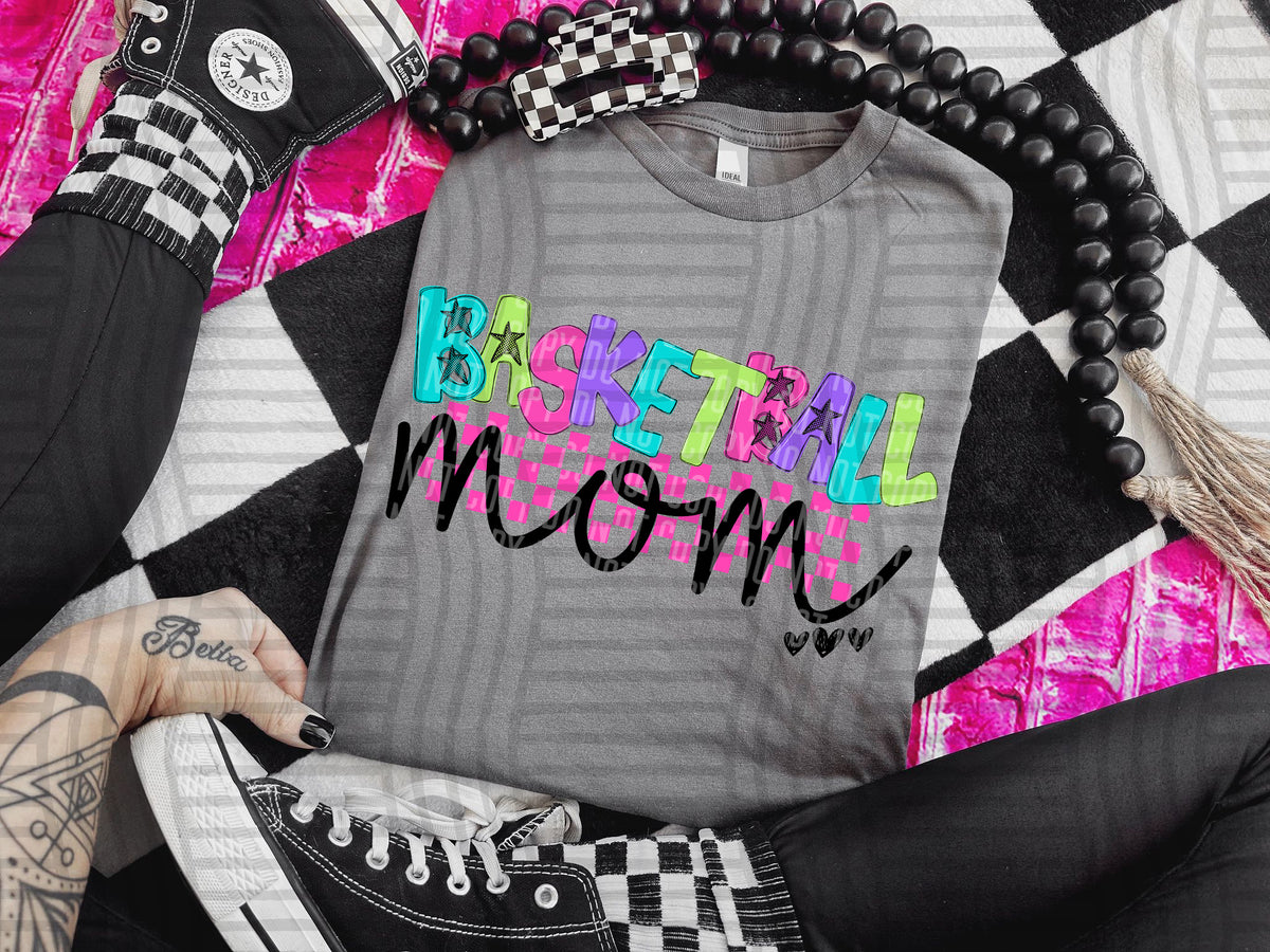 basketball mom checkers (Caplinger) DTF Transfer