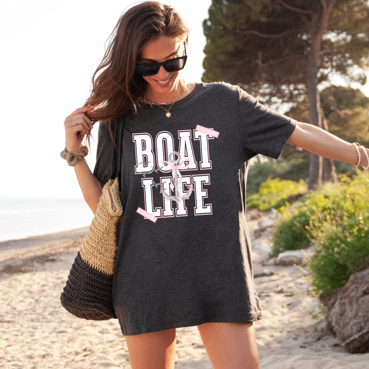 Boat Life anchor bow (csc) DTF Transfer