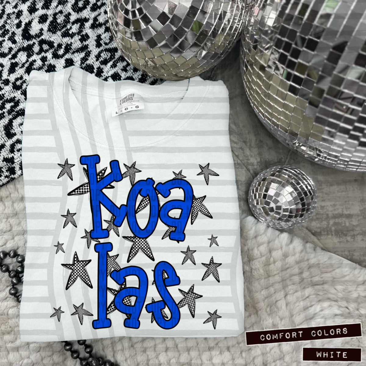 Blue Staggered Mascots (Caplinger)