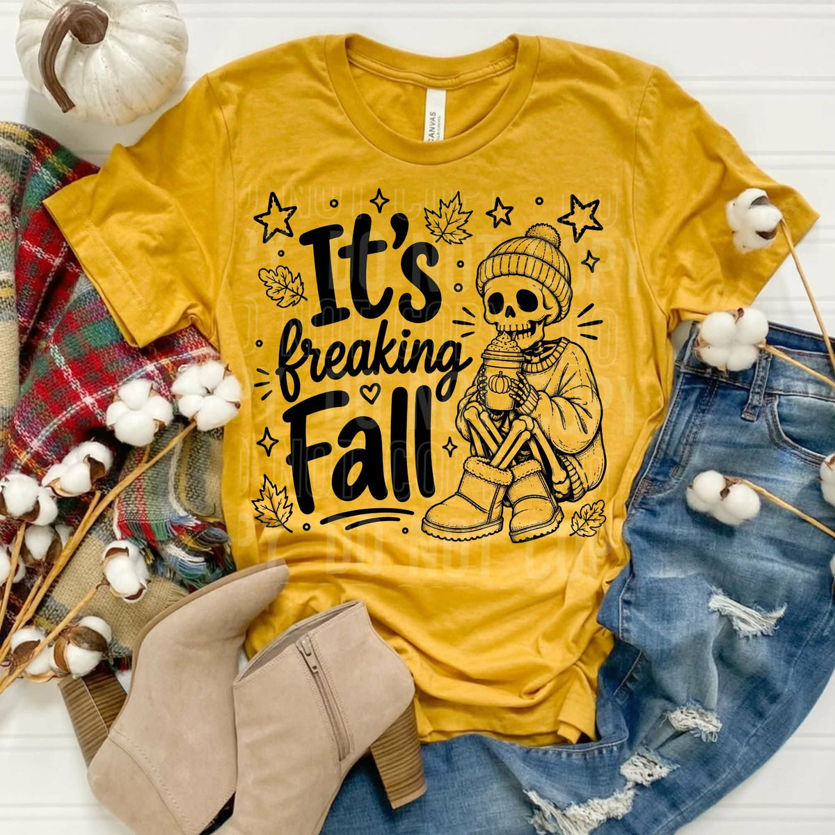 Its freakin fall Sunday Special DTF transfer