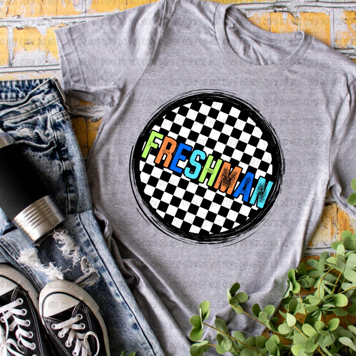 Freshman retro circle BOY 106588 DTF transfer