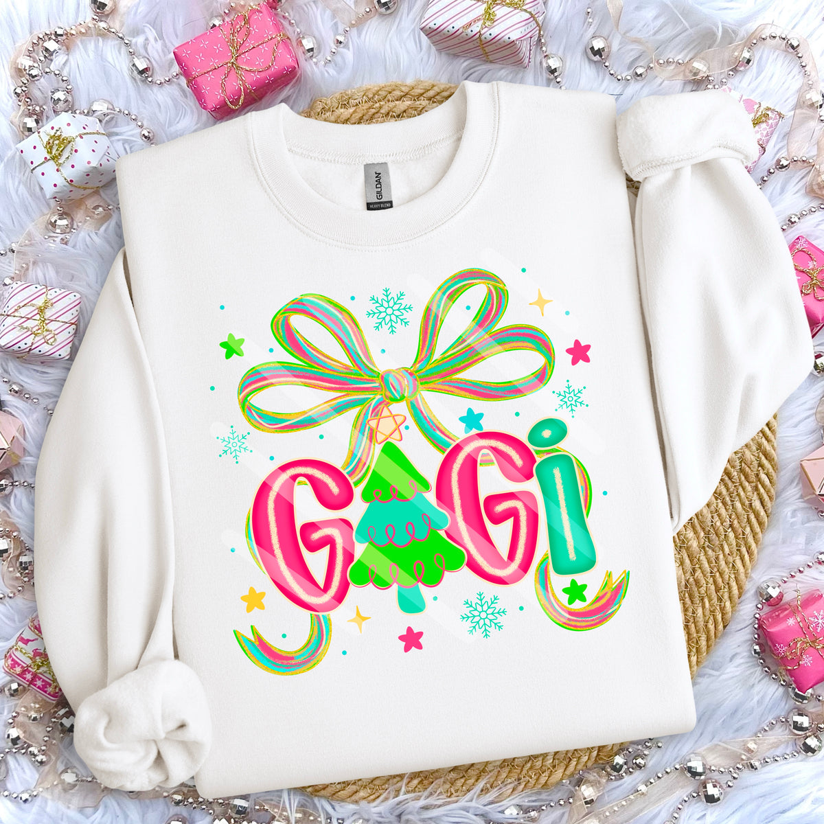 Gigi Tree and bow 114255 DTF transfer