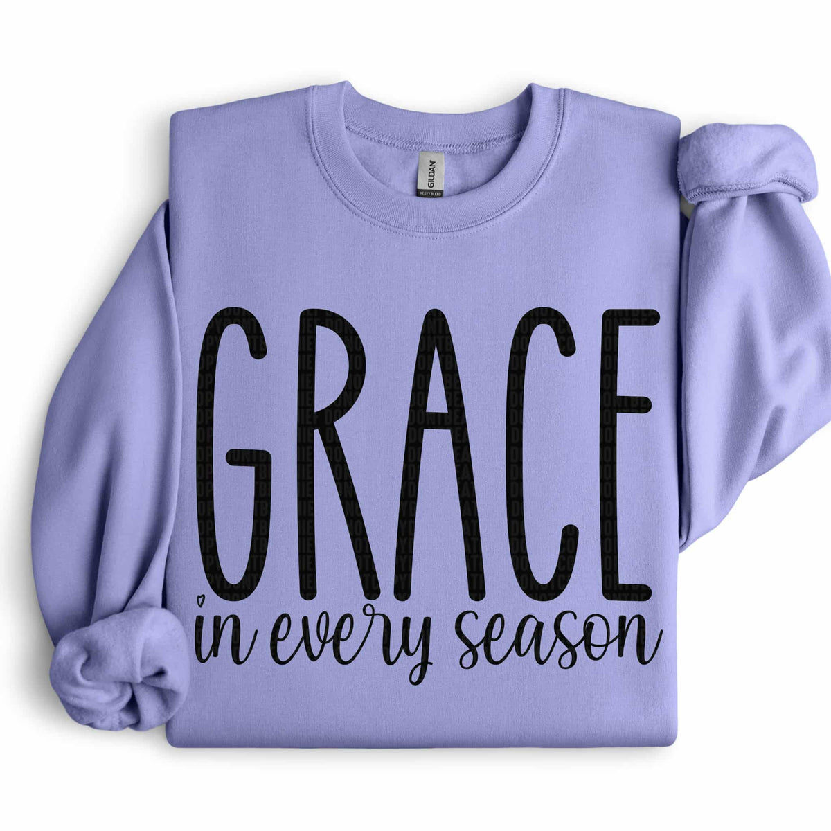 Grace in every season BLACK (SDD) DTF transfer