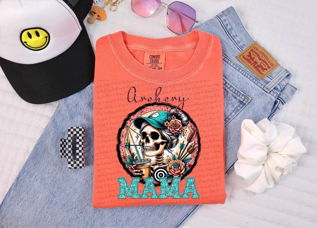 Archery Mama Skelly DTF transfer 13953