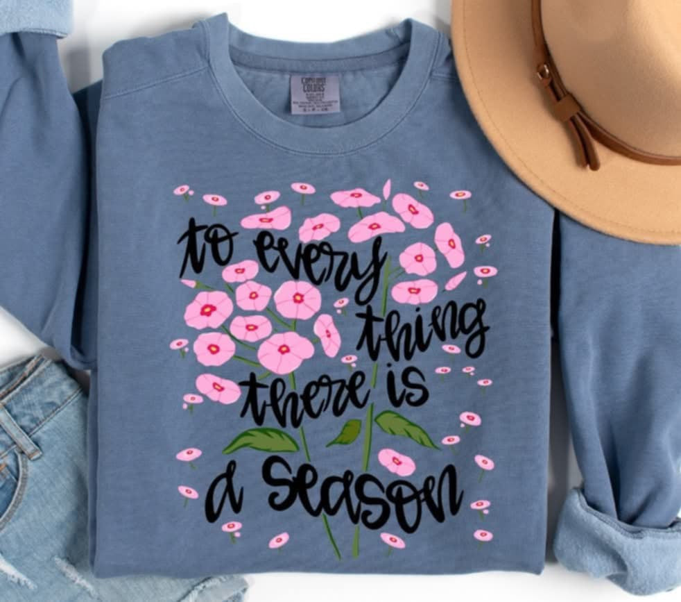 To everything there is a season (S&G) 96030 DTF transfer