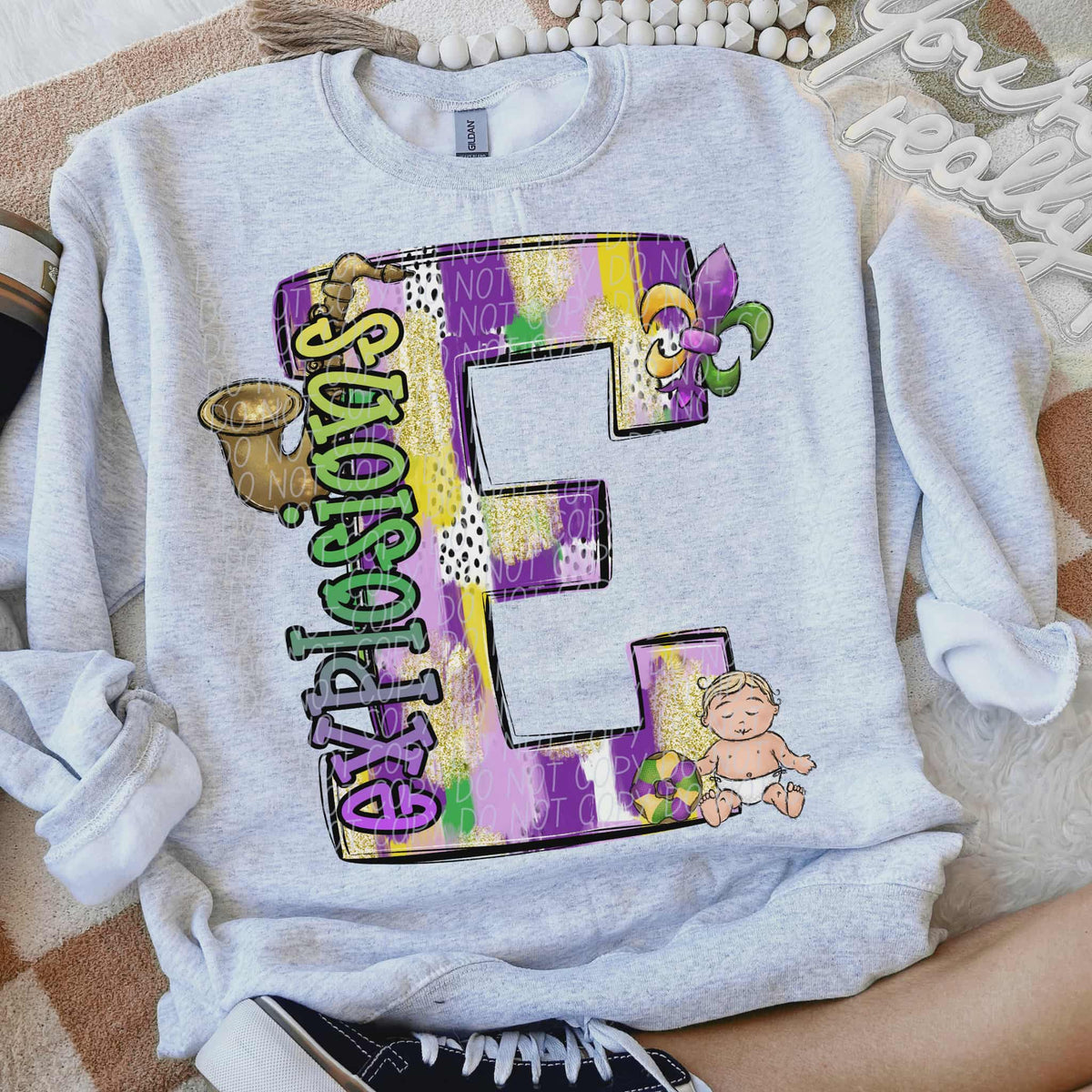 Explosions Mardi Gras (city) DTF Transfer