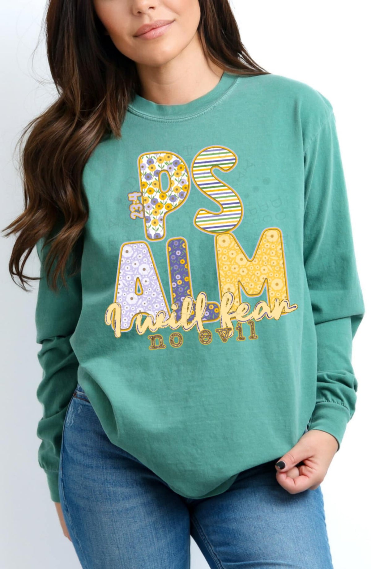 Psalms I will fear no evil (C’s) 93236 DTF transfer