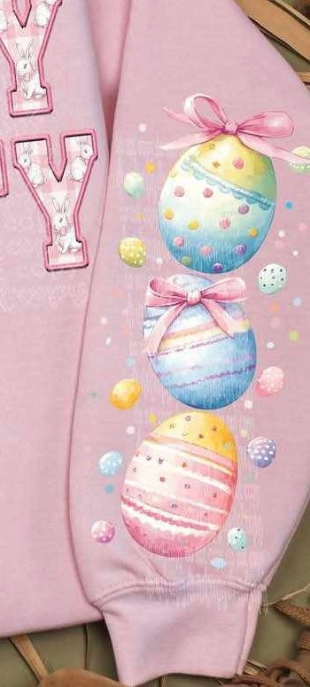 Hippity hoppity sleeve (TTD) 84446 DTF transfer