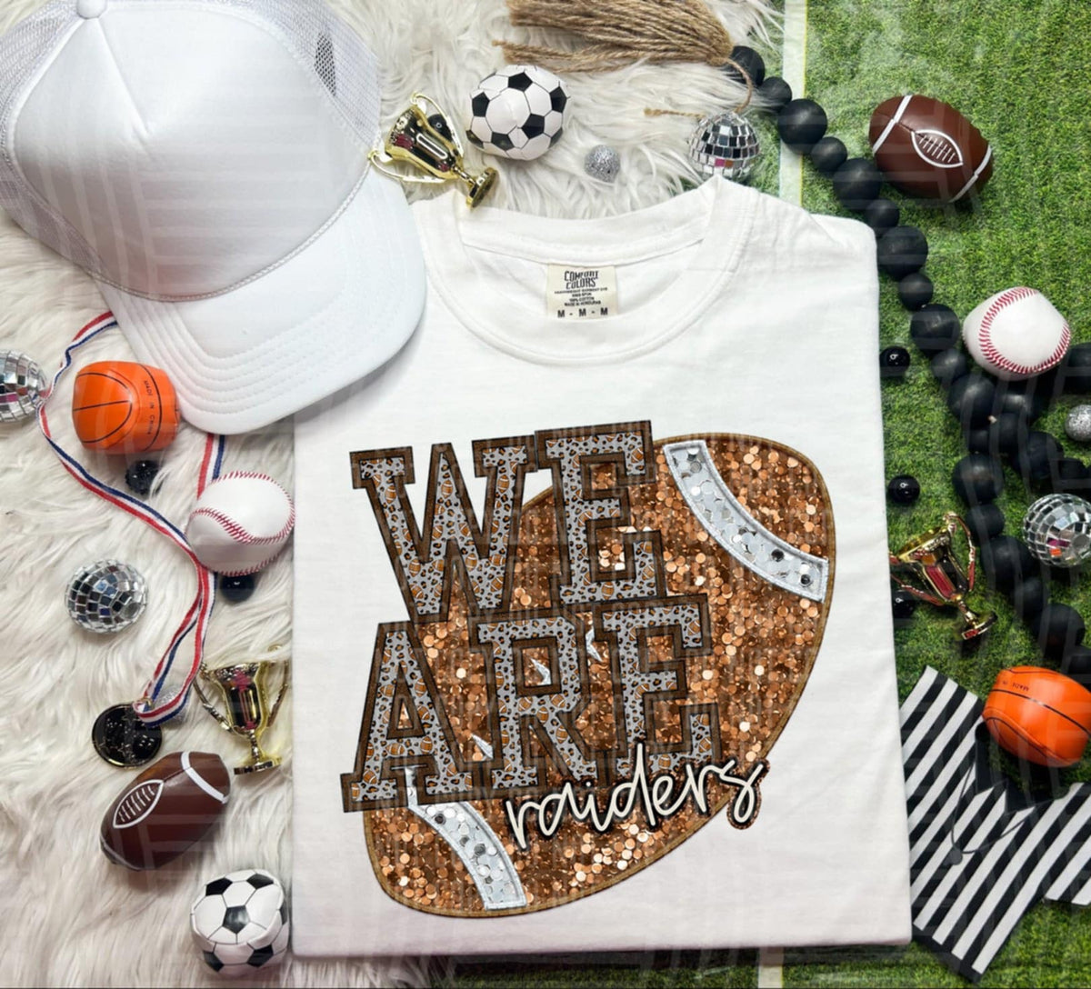 We Are Raiders (caplinger) football DTF Transfer