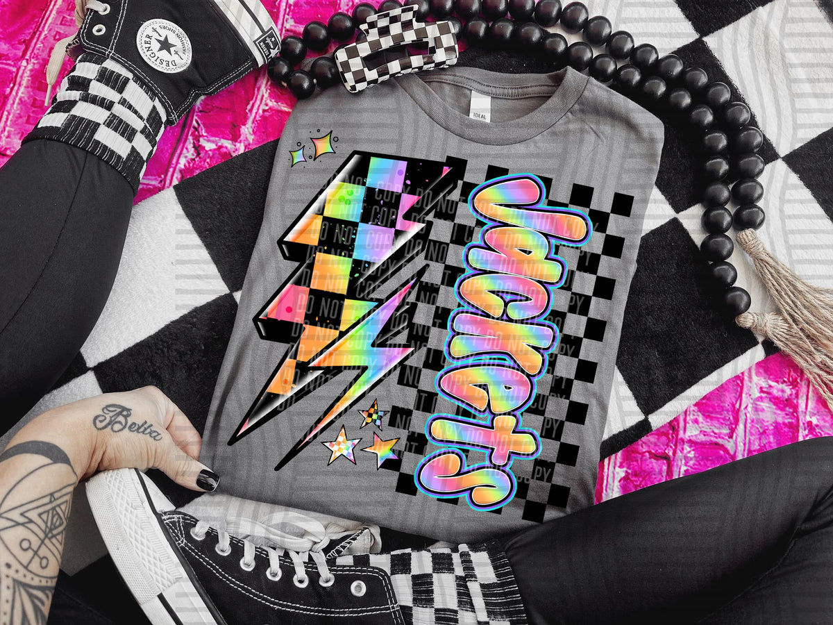 Jackets Neon Bright Circle (Caplinger) DTF transfer