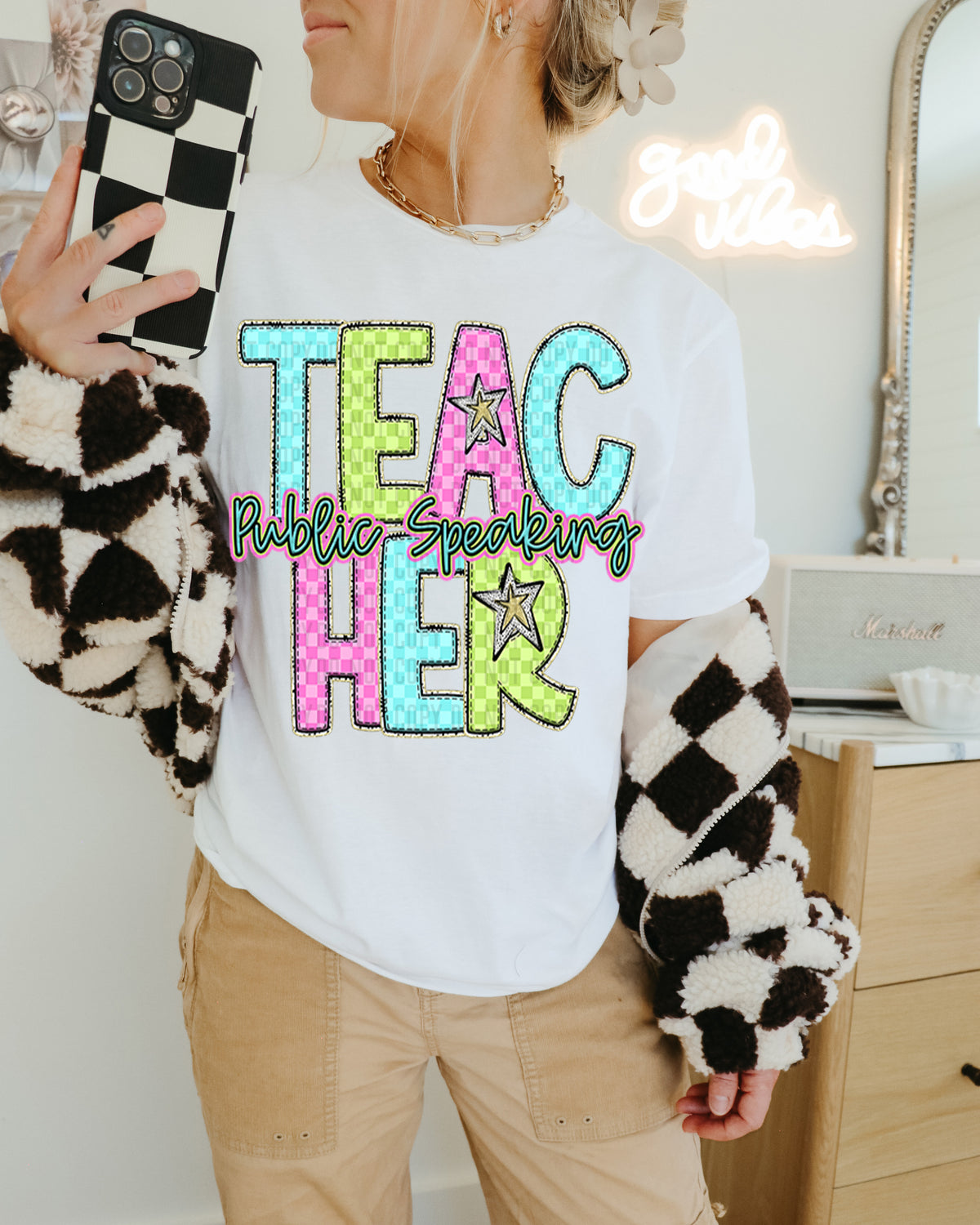 Public Speaking Teacher (Caplinger) DTF transfer