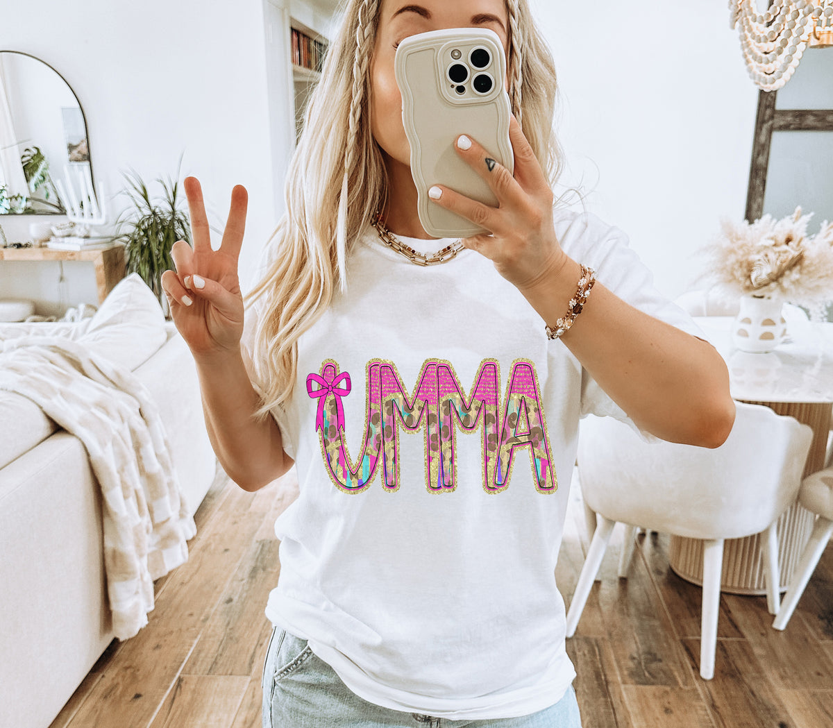 Leopard Umma Small Bow (Caplinger) DTF transfer