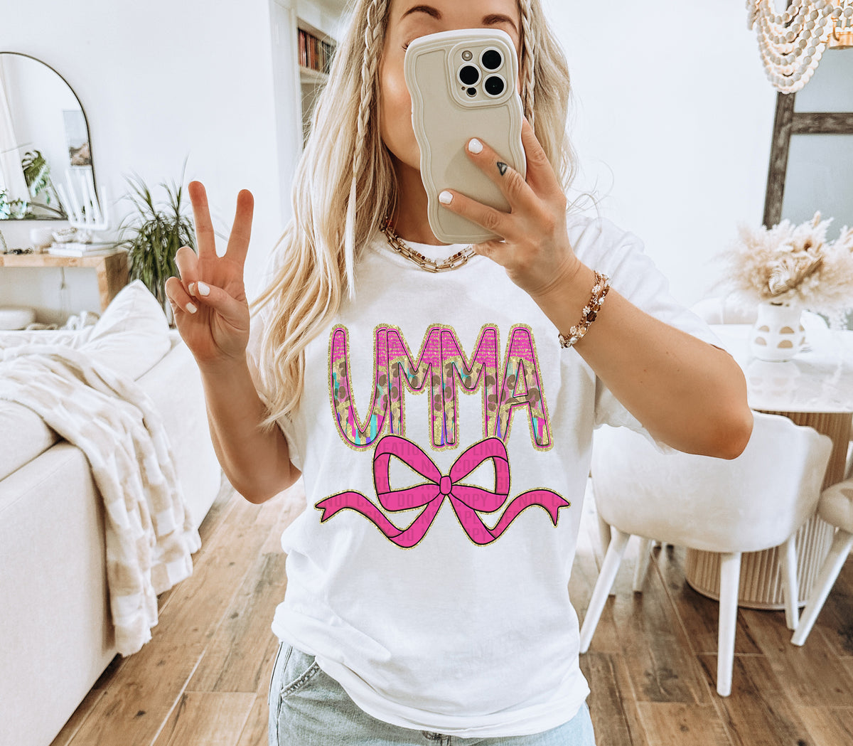 Leopard Umma Big Bow (Caplinger) DTF transfer