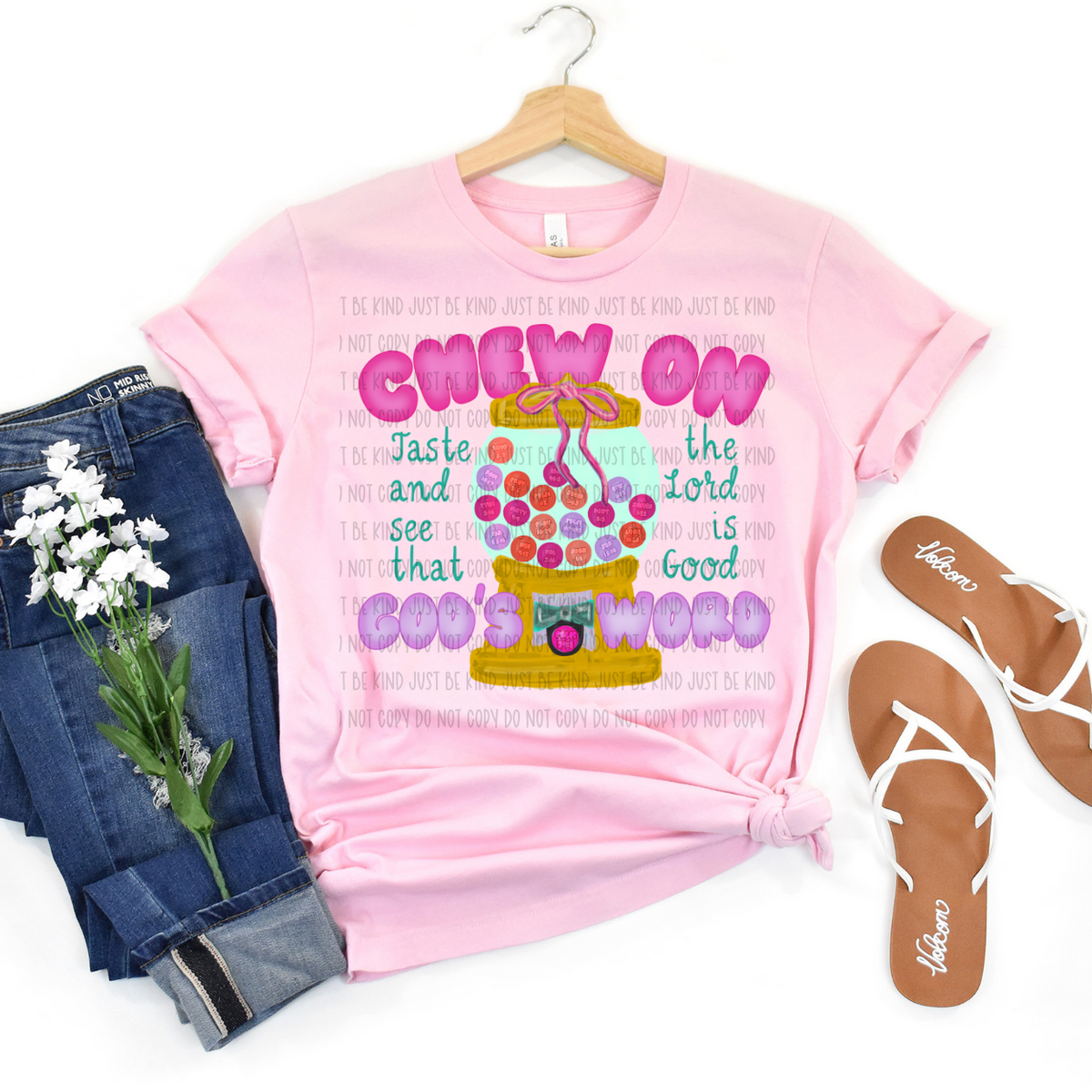 Chew On God's Word(Kayndi) 83289  DTF Transfer