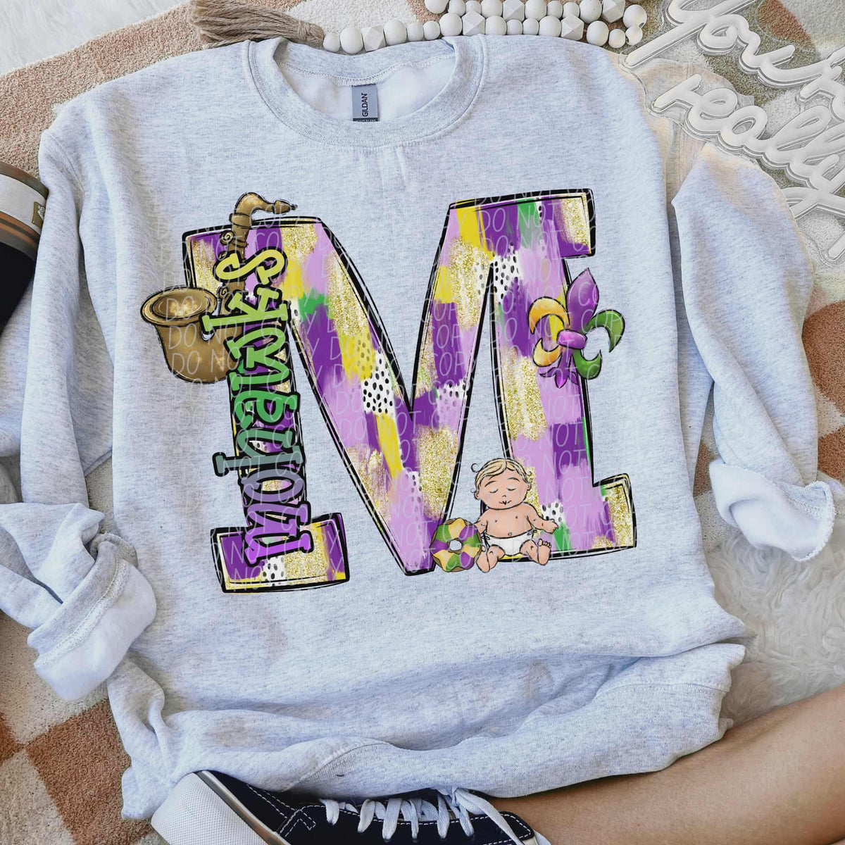 Mohawks Mardi Gras (city) DTF Transfer