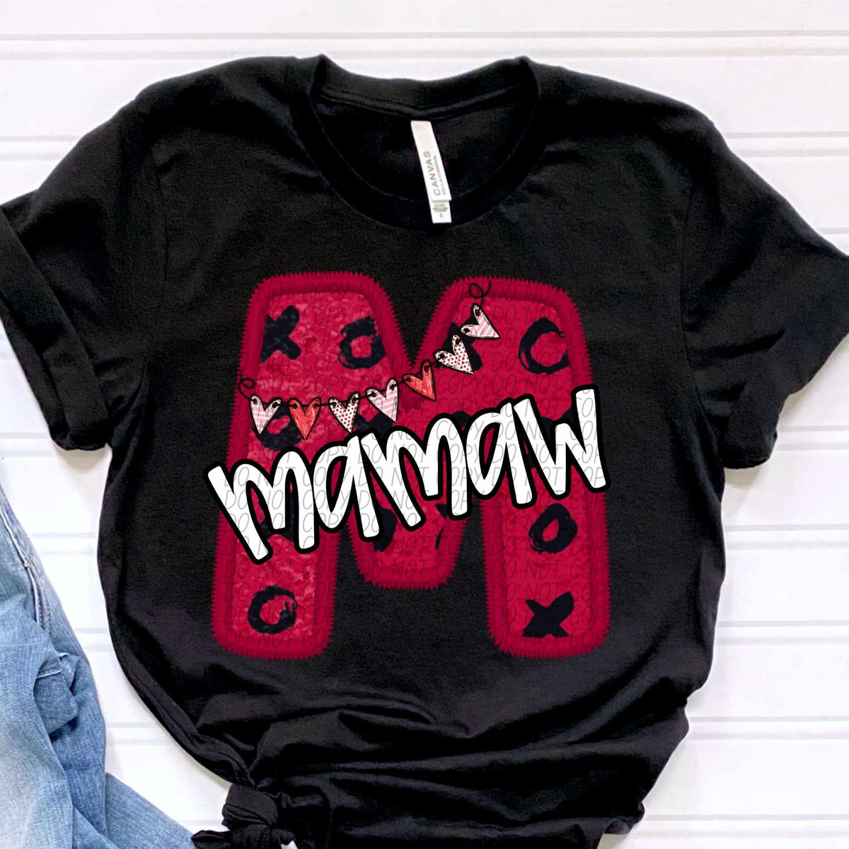 M mamaw valentine (CITY) 79107 DTF transfer