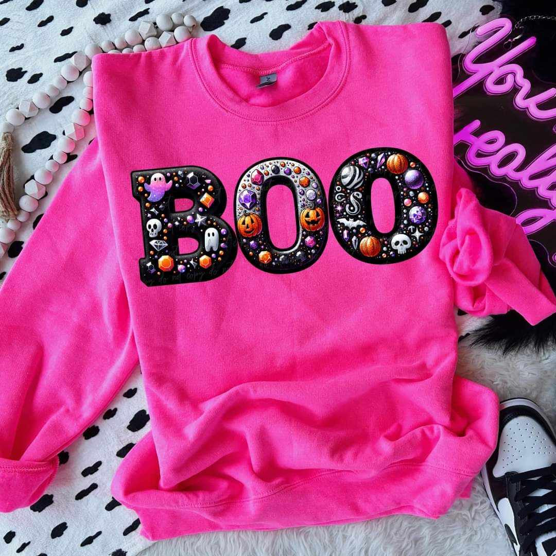 Boo Halloween filled (VIRGO) 55273 DTF transfer