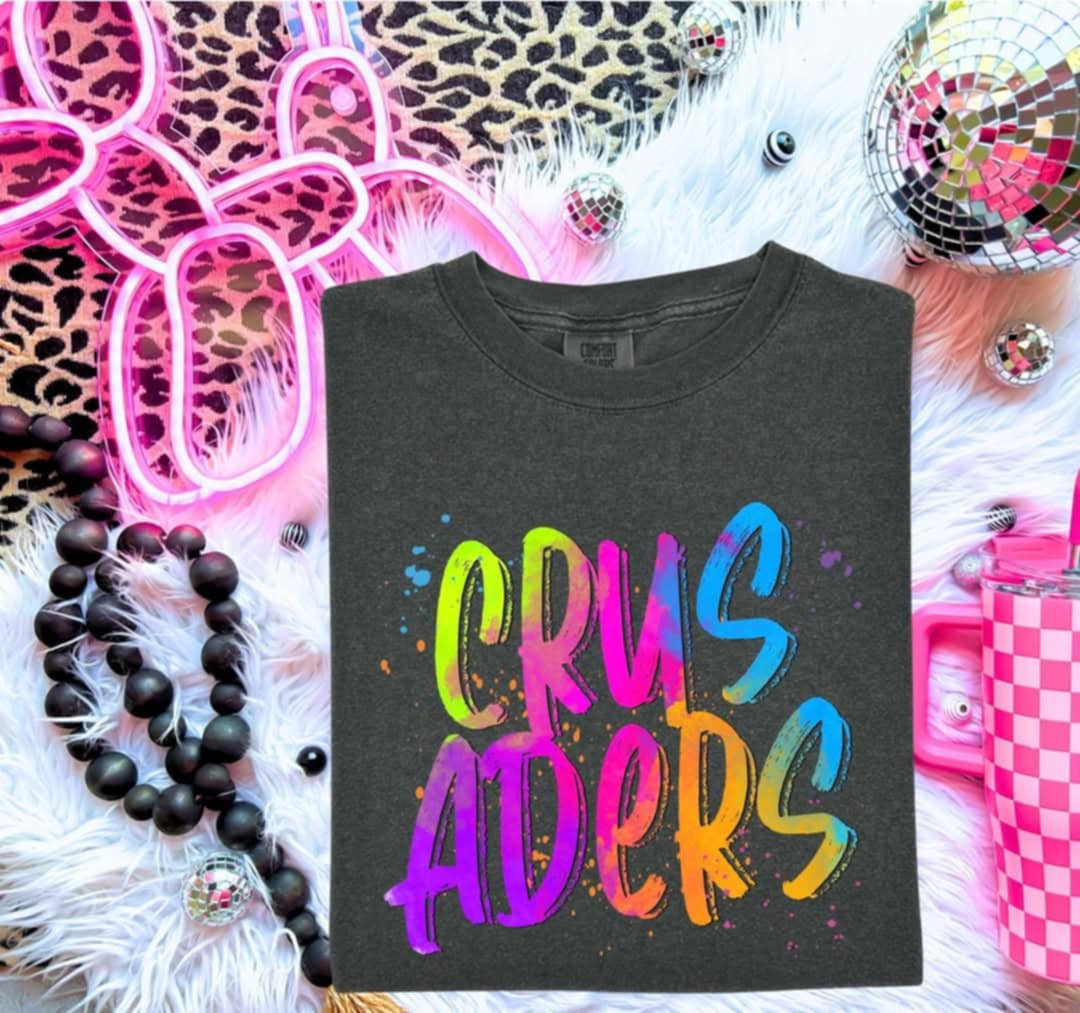 Crusaders Neon Splatter (S&G) 99978 DTF transfer