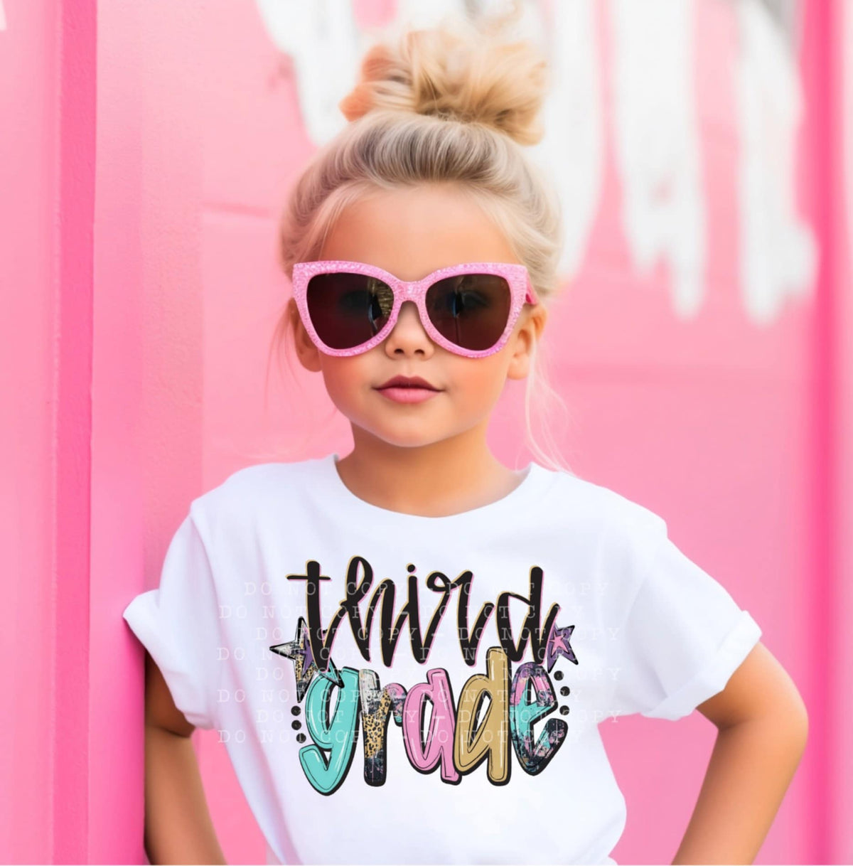 Third grade pastel colors (Bellab) 107342 DTF transfer