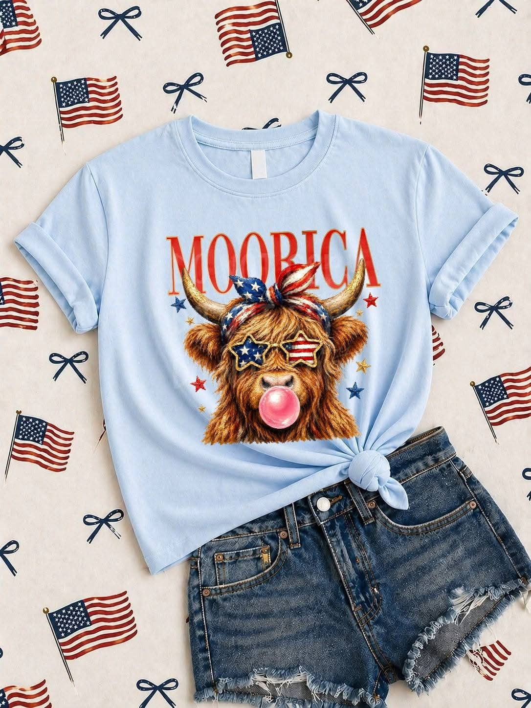 Moorica cow Sunday Special DTF transfer
