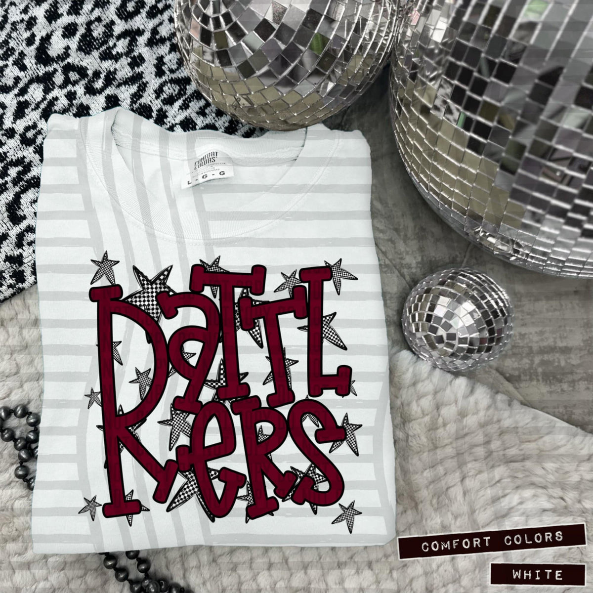 Maroon Staggered Mascots (Caplinger)