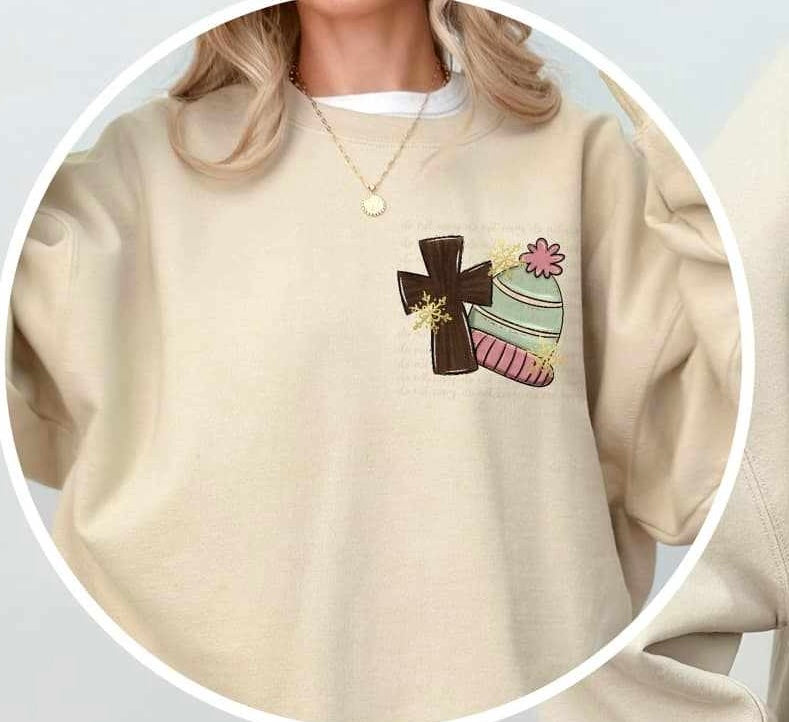 Holy girl winter pocket 64360 DTF transfer