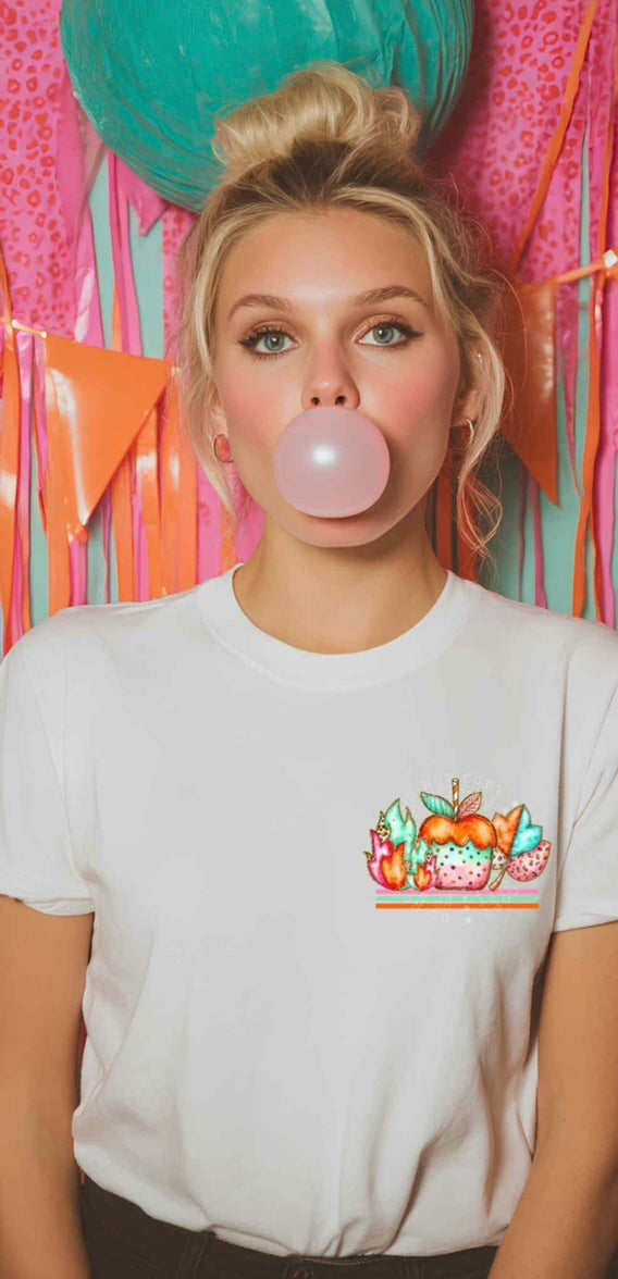 Bonfires caramel apples crispy leaves pocket 106678 DTF transfer