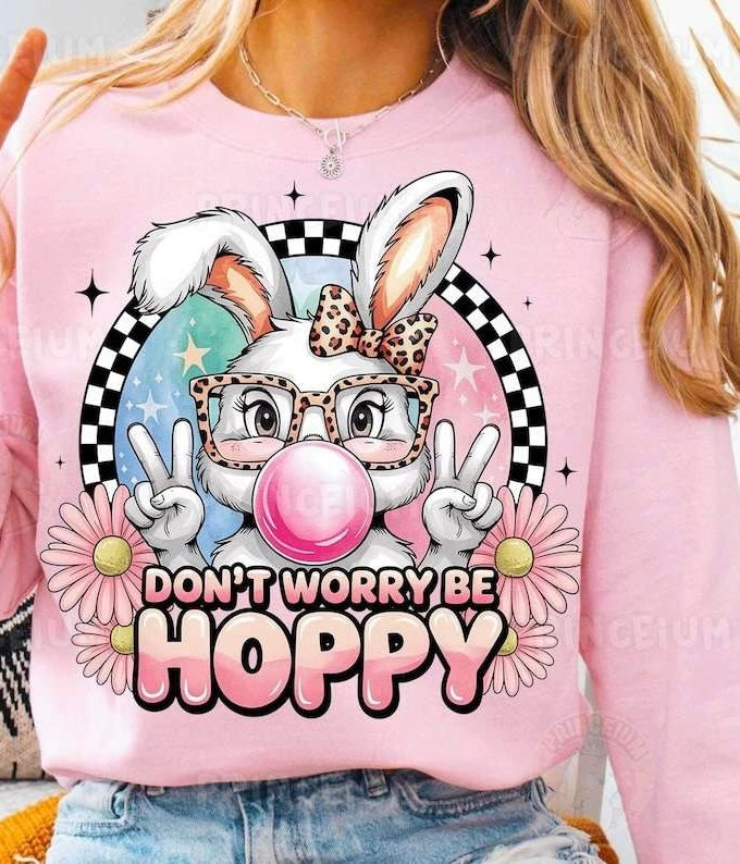 Don’t worry be hoppy 84343 DTF transfer