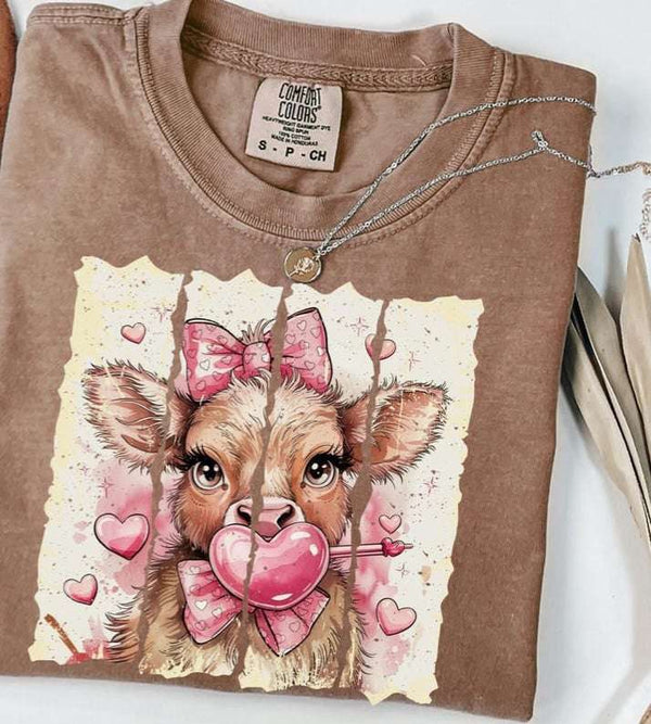 Bubble gum cow 75867 DTF transfer