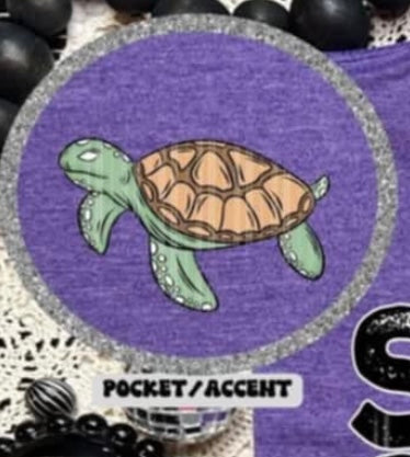 Summer stacked with turtle pocket (Linda) 106658 DTF transfer