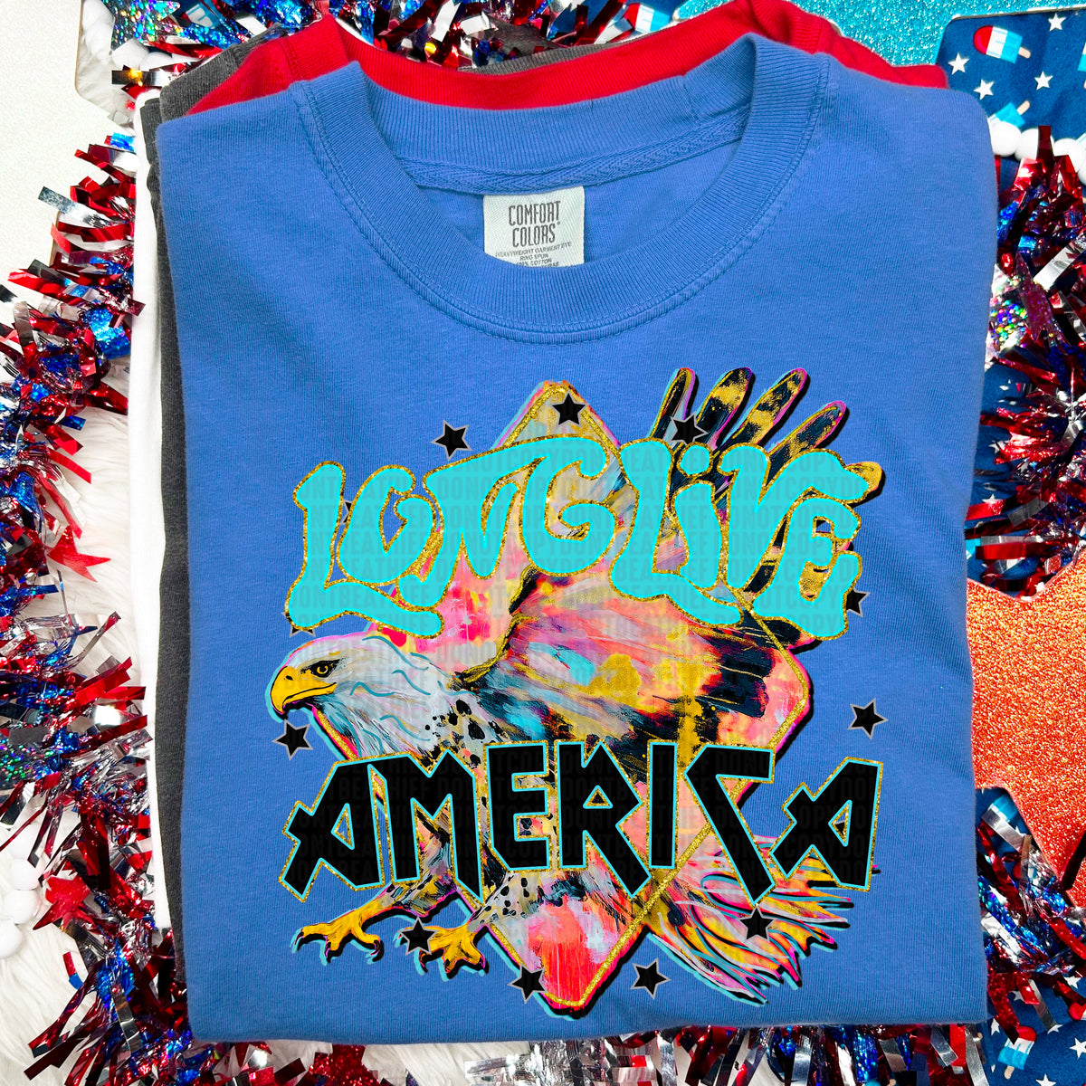 Long live America 97545 DTF transfer