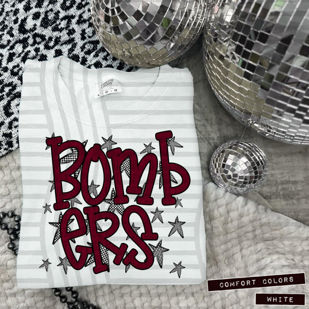 Maroon Staggered Mascots (Caplinger)